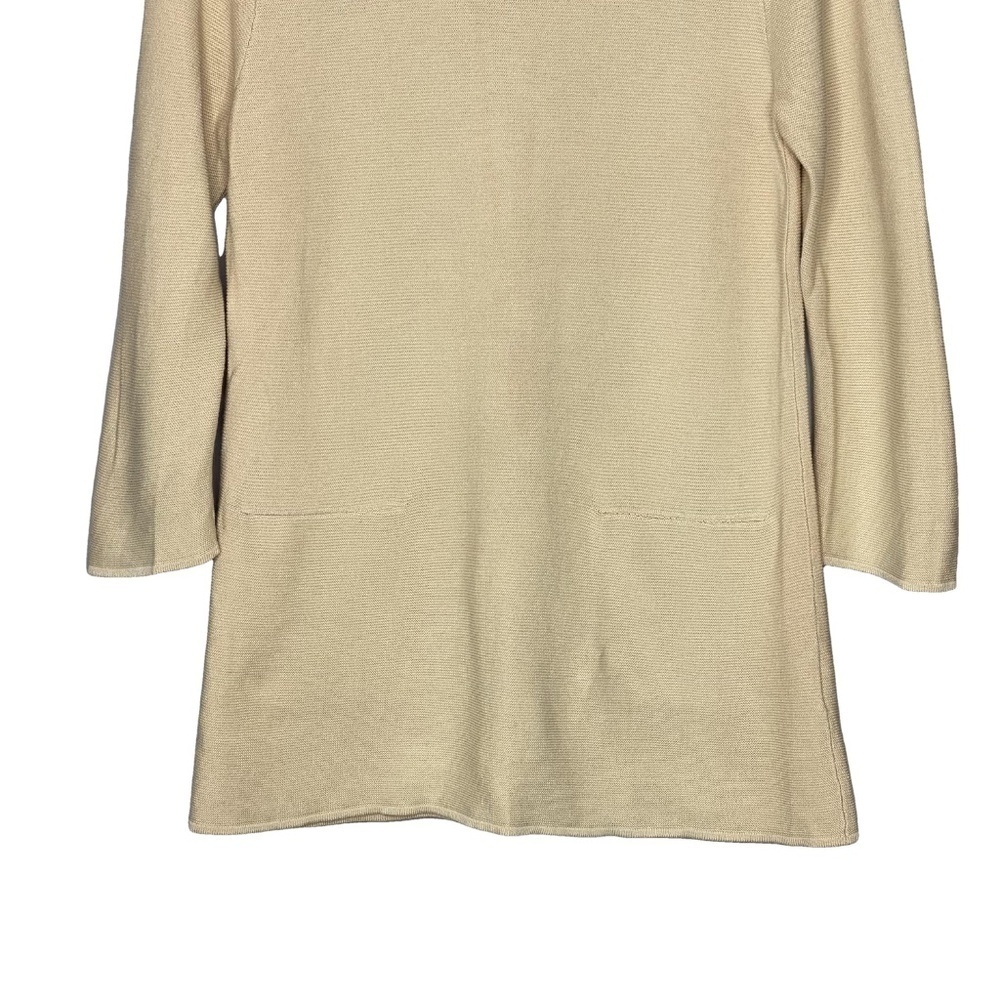 BYLYSE SPENARD Cream Cotton Modal Pocket Tunic Top‎ Quiet Luxury XS - Picture 12 of 16